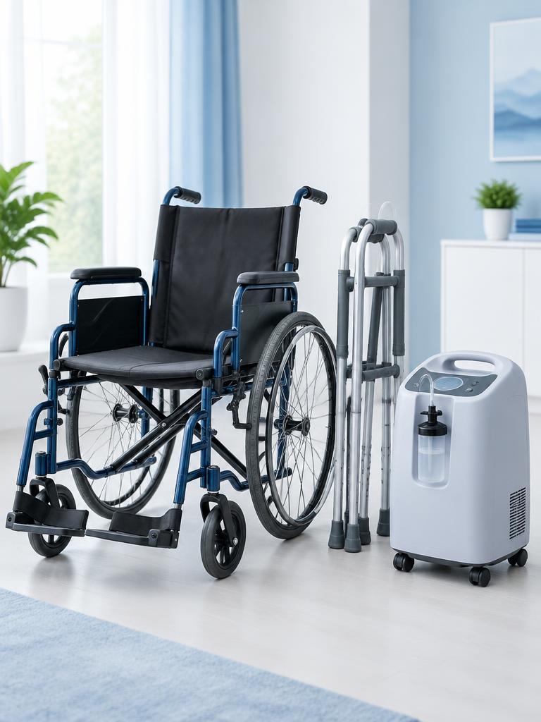 Illustrative photograph of home medical equipment
